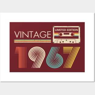 Vintage 1967 Limited Edition Cassette Posters and Art